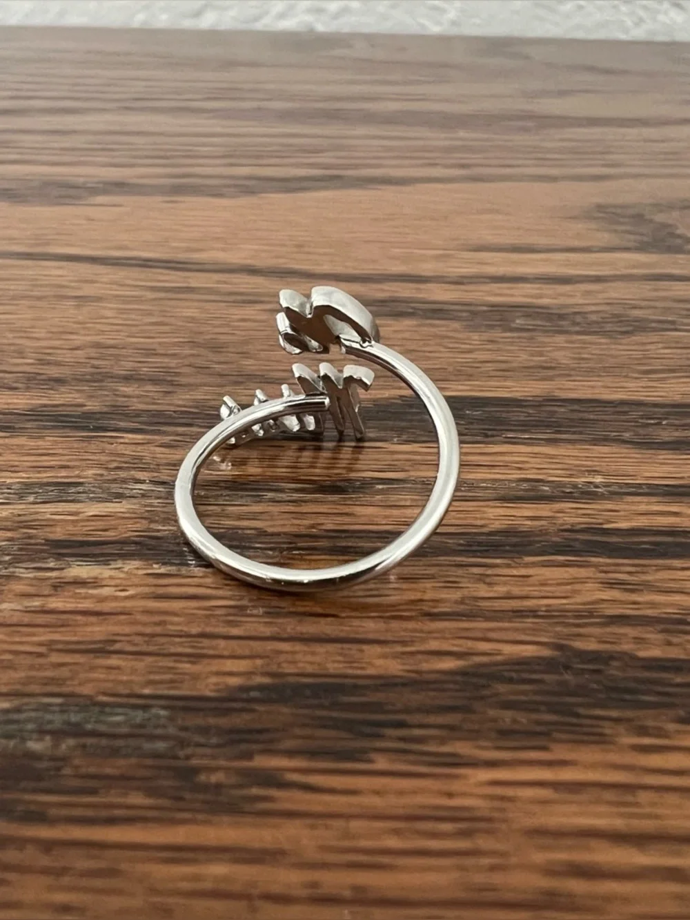 Stone Armory University of Mississippi Ole Miss Stainless Steel Adjustable Ring